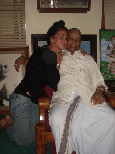 Bobbi Boston and Pattabhi Jois
